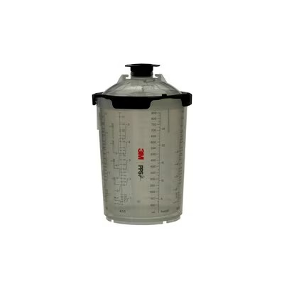 3M PPS Series 2.0 Satsa, Standard, Innerkopp med lock, 650 ml, 125 µm