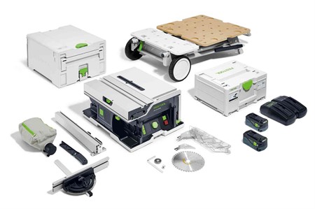 Festool Batteridriven bordssåg CSC SYS 50 EBI-Set