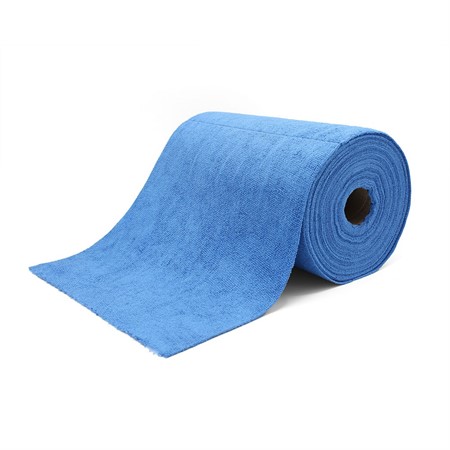 Tear off microfiber roll BLÅ 75st/rulle
