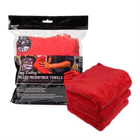 Chemical Guys Happy Ending Red Edgeless, 3-pack