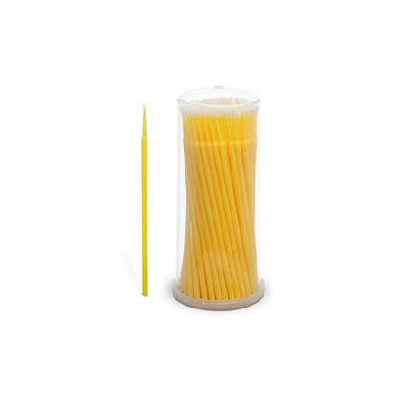 SOLL Paint touch-up microbrush, yellow 100pcs