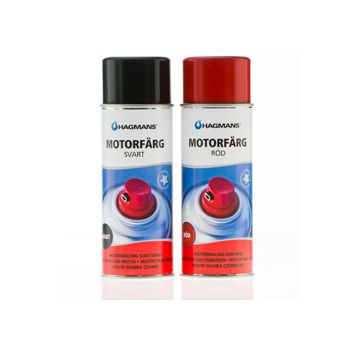 Hagmans Motorfärg Svart 400ml