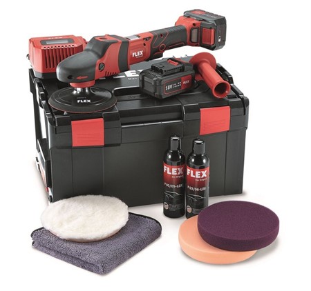 Flex Batteripolermaskin PE 150 18.0-EC P-Set