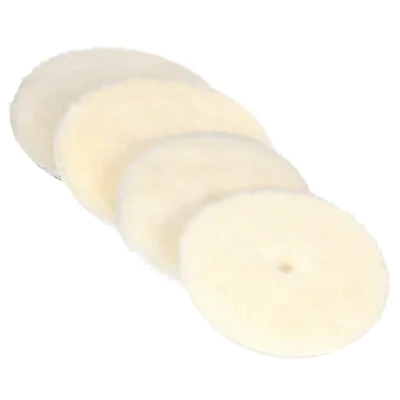 3M Perfect-It Excenterpolerrondell i ull, grov, vit, 130 mm (5 in)