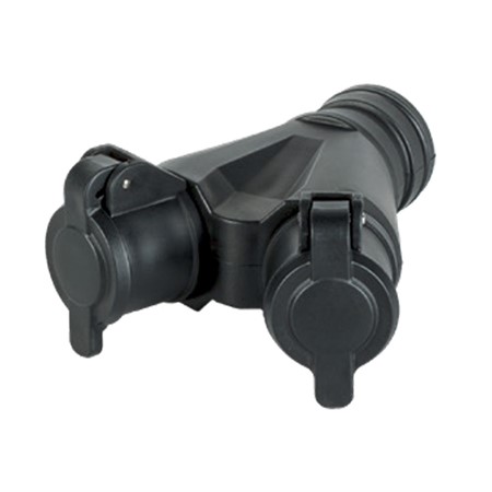 Rupes Y-koppling med två lock