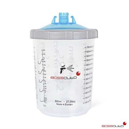 BPS-BLUE 400ML 125µ (50UN+CUP)