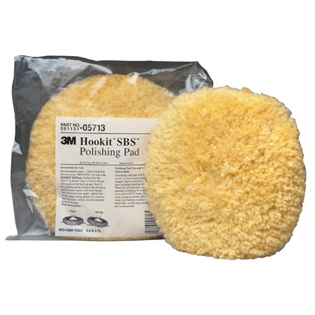 3M Lammullsrondell ensidig, Gul, 225 mm