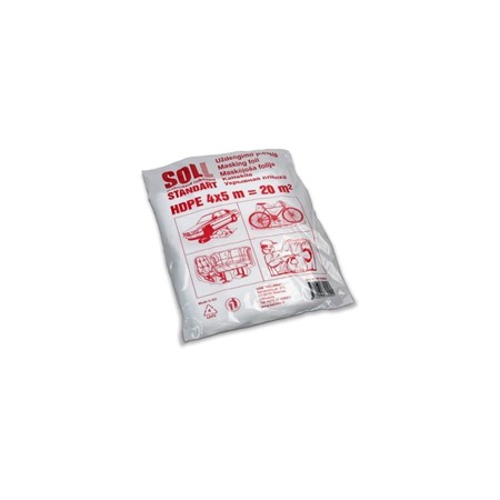 SOLL Masking foil standart 4m x 5m x0.005mm HDPE