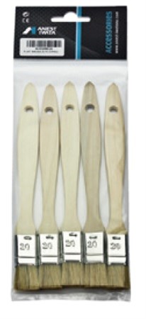 Flat Brushes (5pcs./1pk.)